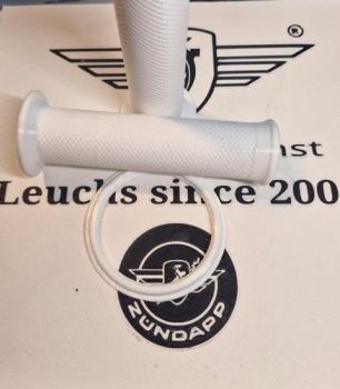 Zündapp R & RS 50 Roller Griffgummis Handschaltung 2 x 561-​17.314 TPU WEISS + TACHORING